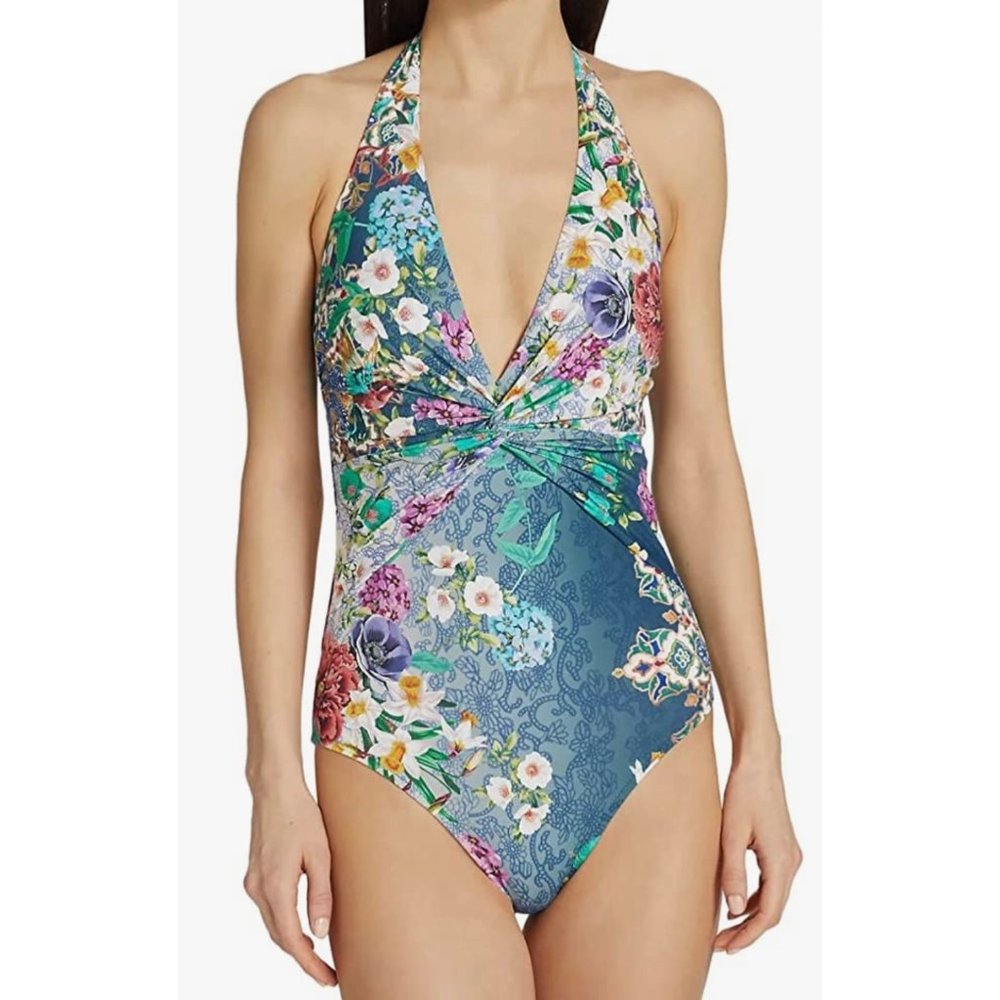 NWT Johnny Was Sady One Piece Swimsuit Size Small